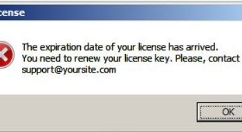 The Expiration Date of Your License Has Arrived