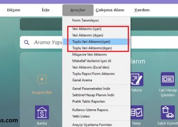 Logo İçeri ve Dışarı Veri Aktarımında Önemli Noktalar