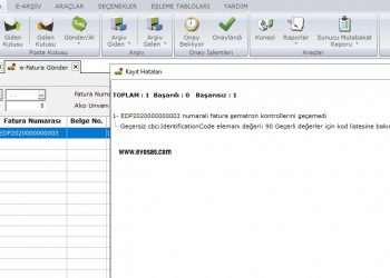 geçersiz cbc IdentificationCode elmanı değeri