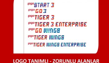 logo tanımlı zorunlu alanlar