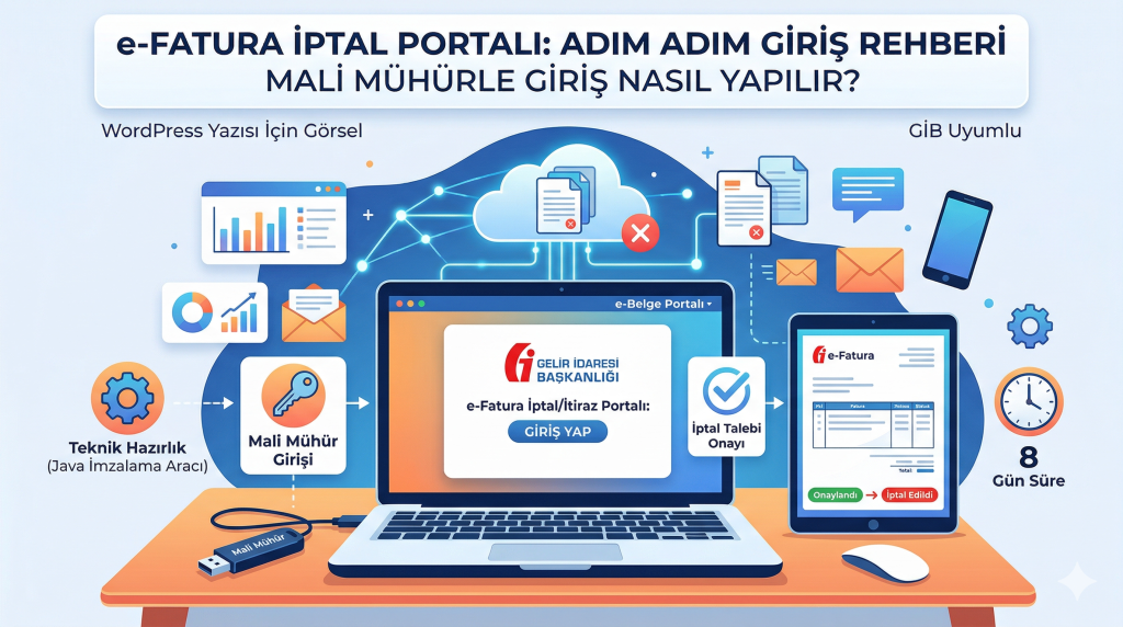 e-Fatura İptali Nasıl Yapılır? GİB İptal/İtiraz Portalı Giriş Adresi